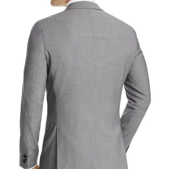 Hugo Boss Mens 'Arti' Gray Sharkskin Extra-Slim Fit Sport Coat Blazer 44R - Picture 2 of 4